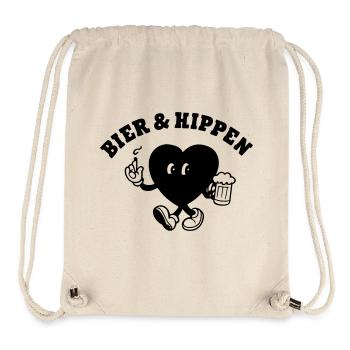 Beer and cigarettes - Stanley/Stella Recycled Gym Bag - natural - Front