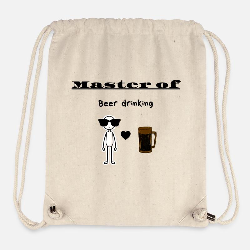 Maître de la bière - Sac à cordon recyclé Stanley/Stella - blanc naturel