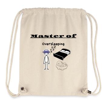 Master of Oversleeping - Stanley/Stella Recycled Gym Bag - natural - Front