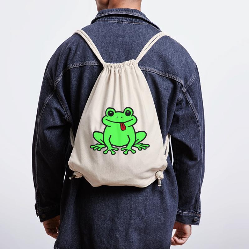 Toad Comic Frog Stanley/Stella Recycled Gym Bag
