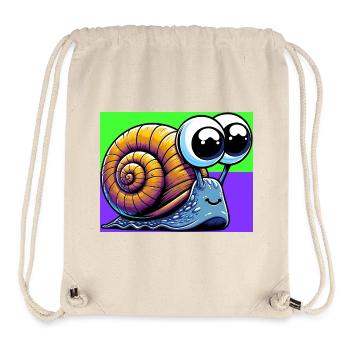 Snail - Stanley/Stella Recycled Gym Bag - natural - Front