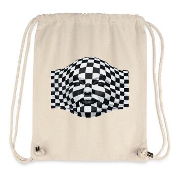 Face under cloth - Stanley/Stella Recycled Gym Bag - natural - Front