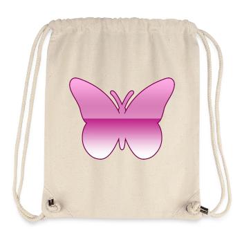Schmetterling - Stanley/Stella recycelter Gym Bag - Naturweiß - Vorne