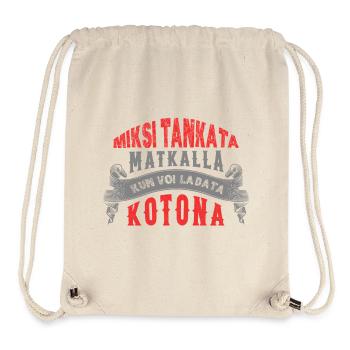 Ein Elektroautofahrer sagt - Stanley/Stella recycelter Gym Bag - Naturweiß - Vorne