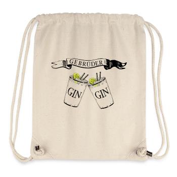 Gebrueder GIN (Gin and Tonic for Bros) - Stanley/Stella recycelter Gym Bag - Naturweiß - Vorne