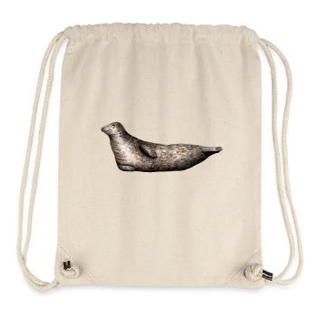 Gray seal - Gray seal - Phoque gray - Stanley/Stella Recycled Gym Bag - natural - Front