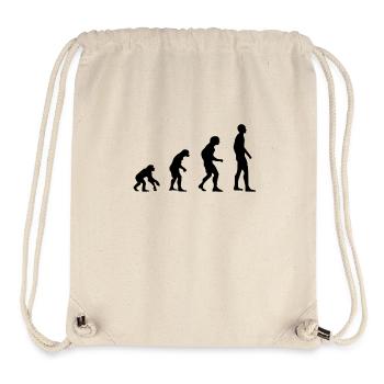 évolution - Sac à cordon recyclé Stanley/Stella - blanc naturel - Devant