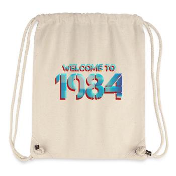 1984 ZERSTÖREN - Stanley/Stella recycelter Gym Bag - Naturweiß - Vorne