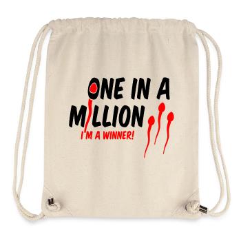 1 in einer Million - Stanley/Stella recycelter Gym Bag - Naturweiß - Vorne