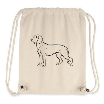 Chien de soudage hanovrien - Sac à cordon recyclé Stanley/Stella - blanc naturel - Devant