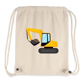 excavator - Stanley/Stella Recycled Gym Bag - natural - Front