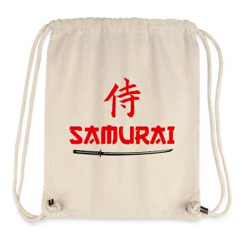 Kanji de l’épée de samouraï - Sac à cordon recyclé Stanley/Stella - blanc naturel - Devant