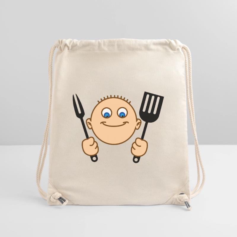 Fröhliche Hilfe in der Küche oder BBQ Stanley/Stella recycelter Gym Bag