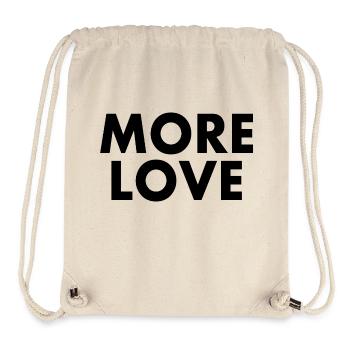 More love - Stanley/Stella Recycled Gym Bag - natural - Front