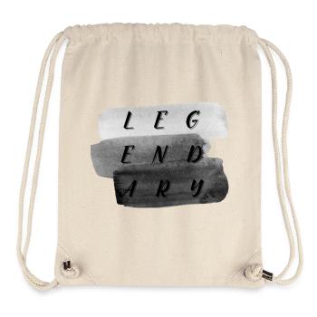 Legendäre Pinselstrich Typografie - Stanley/Stella recycelter Gym Bag - Naturweiß - Vorne