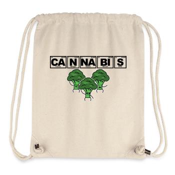 Cannabis - Broccoli, Chemistry, Periodic Table - Stanley/Stella Recycled Gym Bag - natural - Front