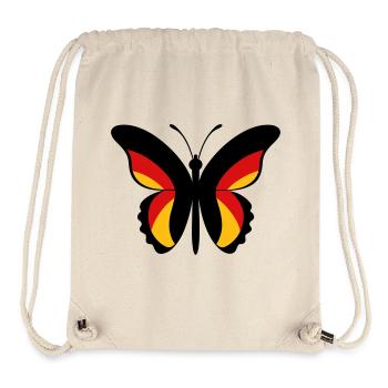 GER Papillon - Sac à cordon recyclé Stanley/Stella - blanc naturel - Devant