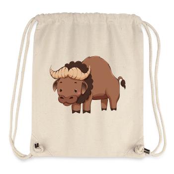 Buffle - Sac à cordon recyclé Stanley/Stella - blanc naturel - Devant