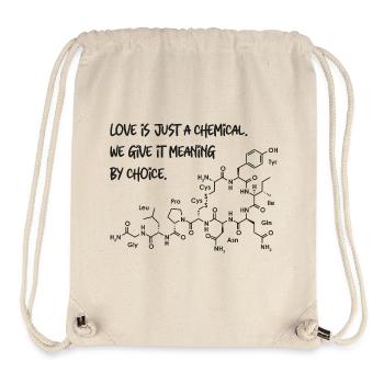 Love is just a chemical - Stanley/Stella Recycled Gym Bag - natural - Front
