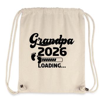 Papy 2026 Chargement - Sac à cordon recyclé Stanley/Stella - blanc naturel - Devant