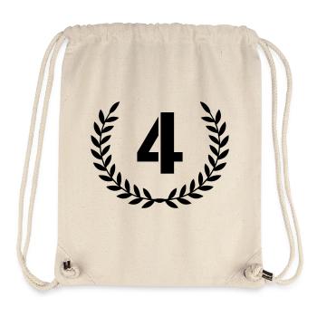 4 Kranz - Stanley/Stella recycelter Gym Bag - Naturweiß - Vorne