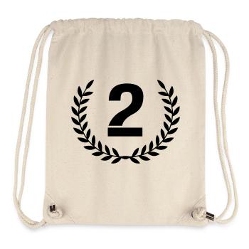 2 Kranz - Stanley/Stella recycelter Gym Bag - Naturweiß - Vorne