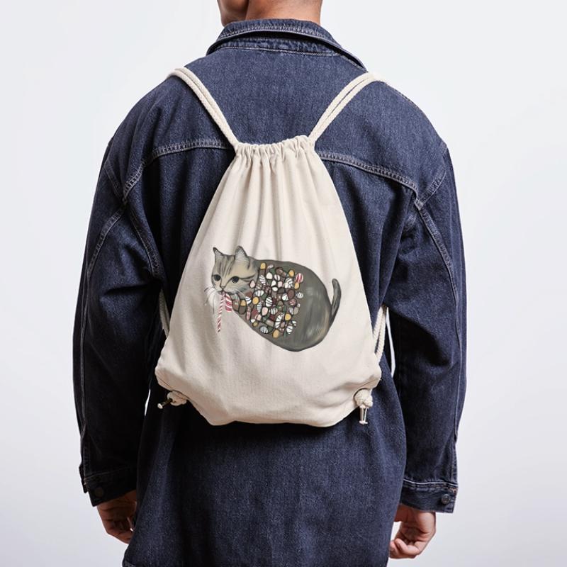 Candy Pattern Candy Cat Stanley/Stella Recycled Gym Bag