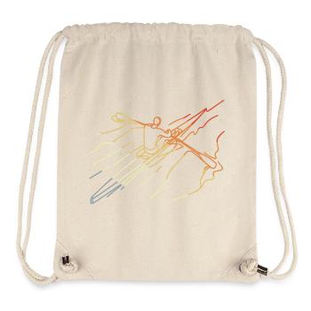 Vintage Rudder Sketch - Stanley/Stella Recycled Gym Bag - natural - Front