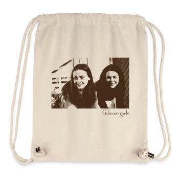 Gilmore Girls Foto Von Lorelai Und Rory  - Stanley/Stella recycelter Gym Bag - Naturweiß - Vorne