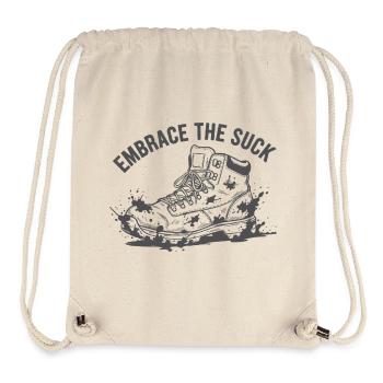Embrace the Suck Sneaker Splash - Stanley/Stella Recycled Gym Bag - natural - Front