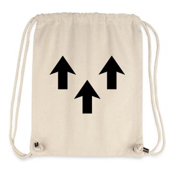 Arrows - Stanley/Stella Recycled Gym Bag - natural - Front