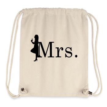 Mr. & Mrs. Partner Look Agent (Part 1) - Stanley/Stella Recycled Gym Bag - natural - Front