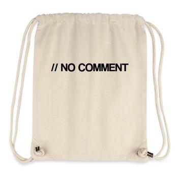 No Comment - Informatik - Kommentar - Coden - Stanley/Stella recycelter Gym Bag - Naturweiß - Vorne