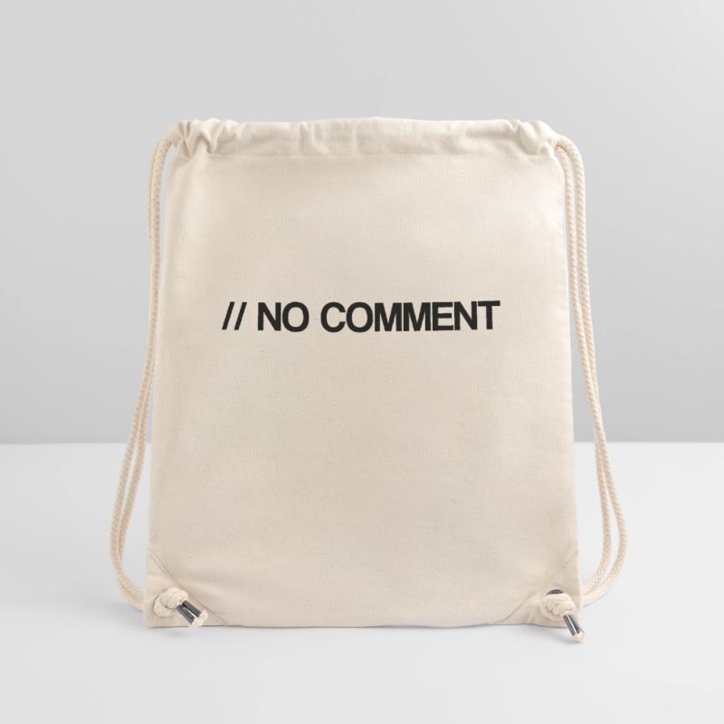 No Comment - Computer Science - Comment - Coden Stanley/Stella Recycled Gym Bag