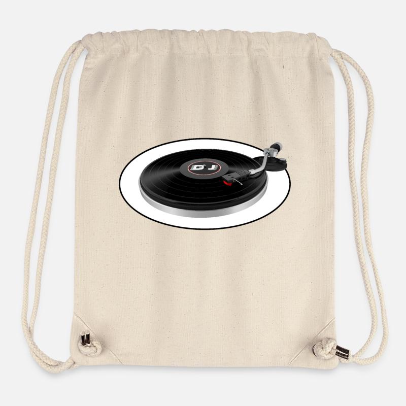 SCOTT DJ Plattenspieler - Stanley/Stella recycelter Gym Bag - Naturweiß