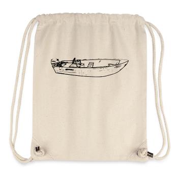 Boot - Stanley/Stella recycelter Gym Bag - Naturweiß - Vorne