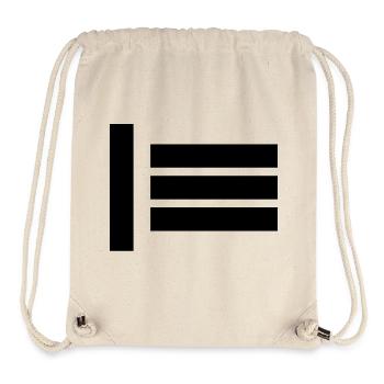 meister sklave symbol bdsm bondage latex sadomasoch - Stanley/Stella recycelter Gym Bag - Naturweiß - Vorne