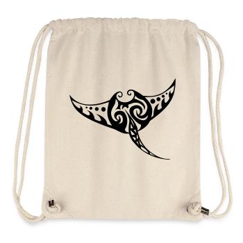 Manta Ray - Stanley/Stella Recycled Gym Bag - natural - Front