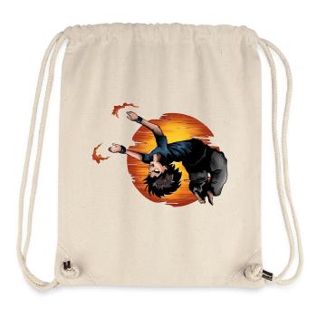 Backflip Anime Manga Figur - Stanley/Stella recycelter Gym Bag - Naturweiß - Vorne