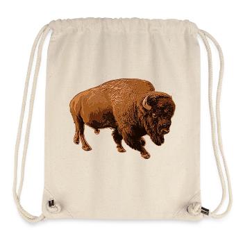 Bison - Stanley/Stella recycelter Gym Bag - Naturweiß - Vorne