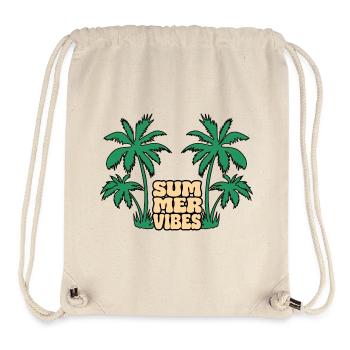 Palm Trees Summervibes - Stanley/Stella Recycled Gym Bag - natural - Front