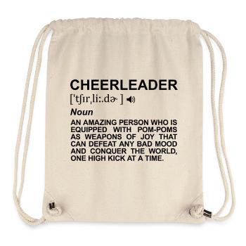 Cheerleader Meaning - Stanley/Stella Recycled Gym Bag - natural - Front