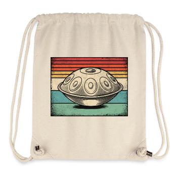 Hangdrum Tambour Rétro Handpan - Sac à cordon recyclé Stanley/Stella - blanc naturel - Devant