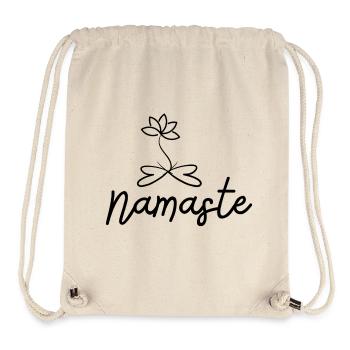 Achtsamkeit Namaste Spiritualität - Stanley/Stella recycelter Gym Bag - Naturweiß - Vorne