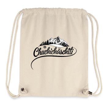 Swiss cult term Chuchichäschtli - Stanley/Stella Recycled Gym Bag - natural - Front