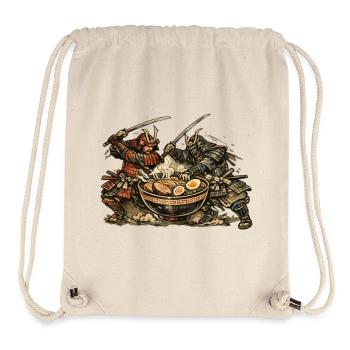 Ramen Nudeln Schlacht der Samurai Japan cool - Stanley/Stella recycelter Gym Bag - Naturweiß - Vorne