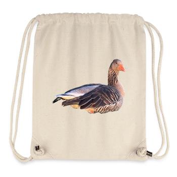 Graugans - Stanley/Stella recycelter Gym Bag - Naturweiß - Vorne