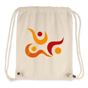 Yoga design_34 - Sac à cordon recyclé Stanley/Stella - blanc naturel - Devant
