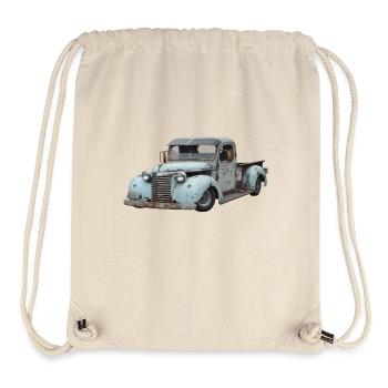 Oldtimer Pick Up - Stanley/Stella recycelter Gym Bag - Naturweiß - Vorne