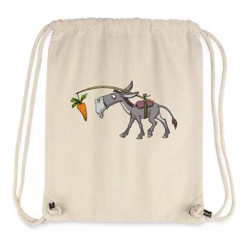 Âne, mule, mule - Sac à cordon recyclé Stanley/Stella - blanc naturel - Devant